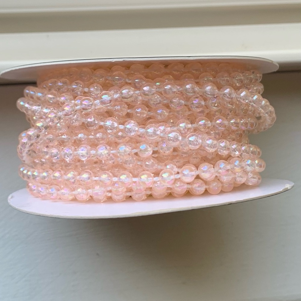 Hobby Lobby Iridescent Pink Bead String